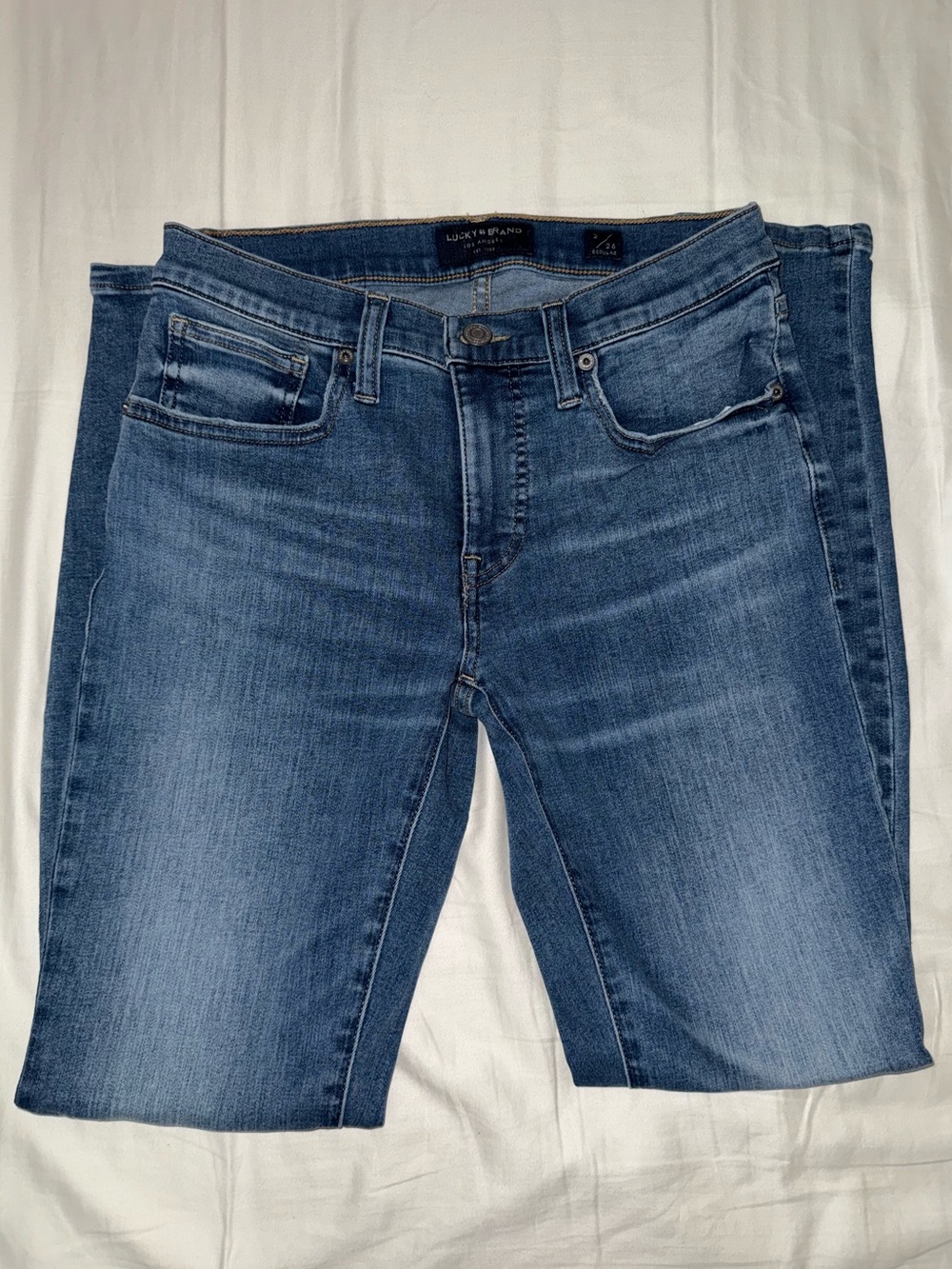 Lucky Brand Woman’s Mid-Rise Skinny Jeans